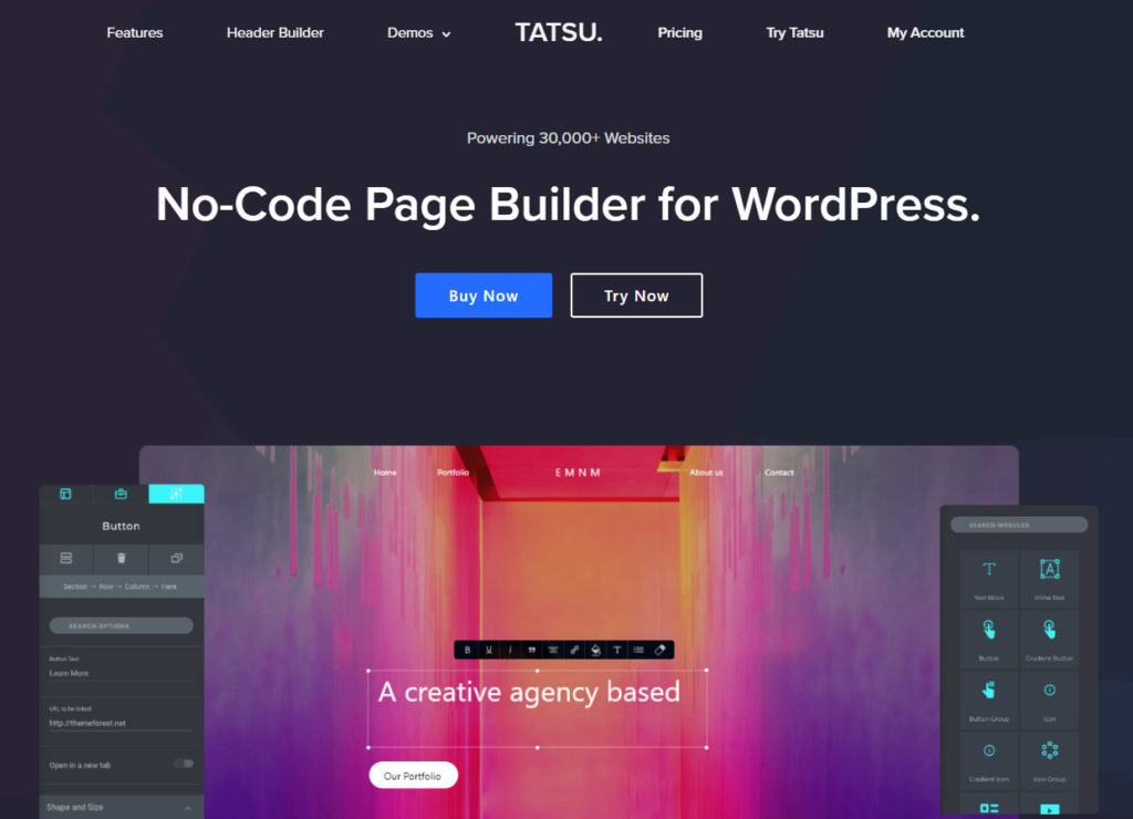 Tatsu Standalone - Introduction - Tatsu Page Builder
